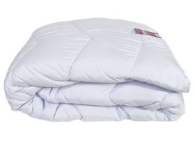 Зимнее одеяло стеганное шерсть ассорти, 140х205 см