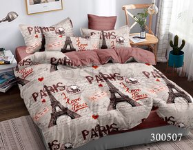 Комплект постільної білизни "Люблю Париж" з тканиною-компаньйоном, двоспальний . 300507