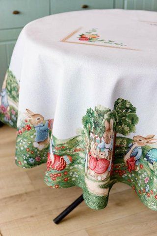 Скатертина овальна "Галявина", 135х180 см