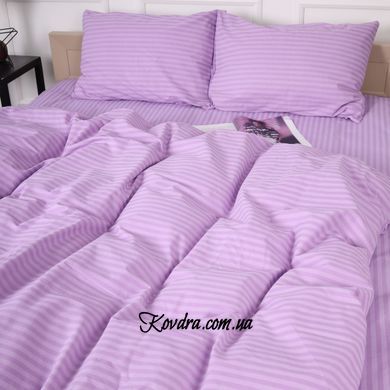 Простирадло на резинці Бязь&nbsp;17-0618&nbsp;Stripe&nbsp;Purple 70х140 см