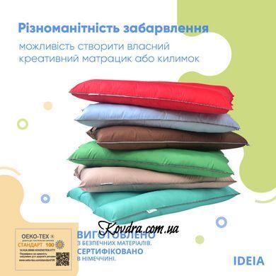 Подушка-трансформер для подорожей ТМ IDEIA 40х60х10 см м'ята багатоцільова антиалергенна, id8-31814*003