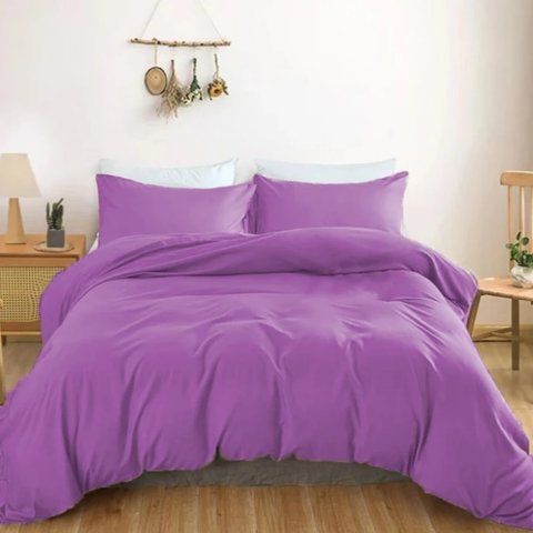 Комплект постельного белья Satin Light Pro "10-018 Lilac", семейный