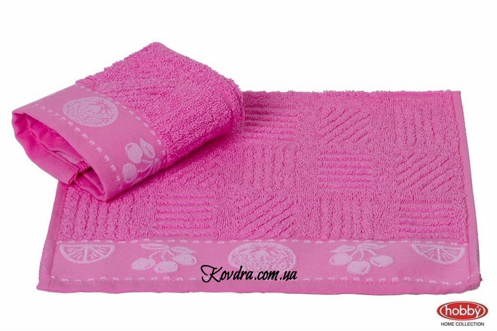 Кухонний рушник "MEYVE" рожевий, 30х30 см