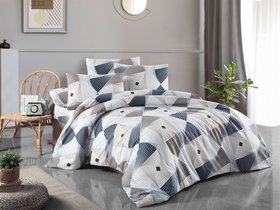 Комплект постельного белья Flannel CIRCULAR, двуспальный евро