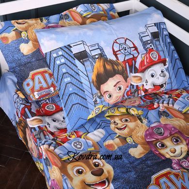 Комплект постельного белья Mirson Ranforce Elite 17-0803 Paw Patrol Team, манеж