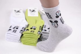Жіночі бавовняні шкарпетки "Міккі" в асортименті, 36-40р. 061021-10_of_ra