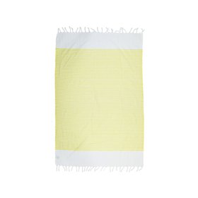 Рушник "Barine Pestemal - White Imbat Yellow" жовтий, 90х170 см