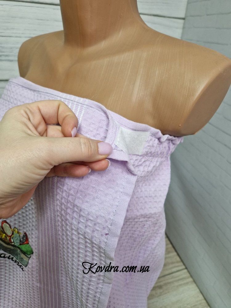 Набор для сауны женский Nilteks Sauna Cotton фиолетовый
