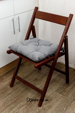 Подушка на стілець Merry Christmas сіра, 40х40 см