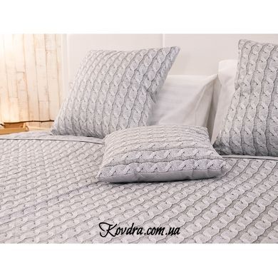 Покрывало двухстороннее "Grey Braid", 212х240 см.