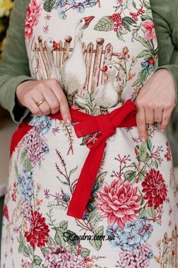 Фартук Гуси, 77х64 см