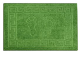 Полотенце для ног зеленое, 50х70 50х70