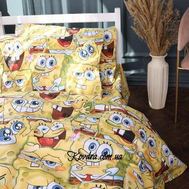 Комплект постільної білизни Mirson Ranforce Elite 17-0804 Funny Sponge Bob, манеж