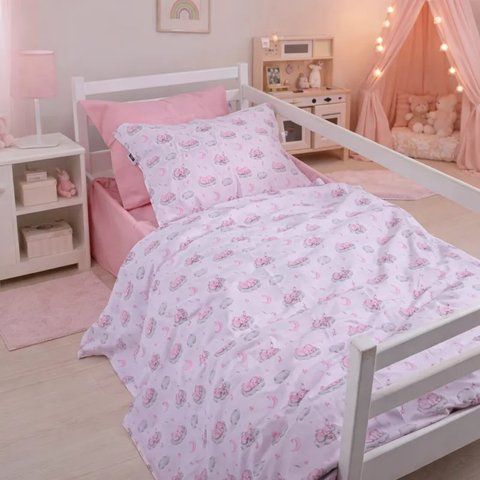 Комплект постельного белья Ranforce&nbsp;Elite 17-0919 Pink Moon, манеж
