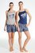 Домашняя одежда "US Polo Assn - Майка и шорты 15637 серые", S