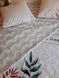 Комплект постельного белья "Листья папоротников", евро двухспальный двуспальный евро