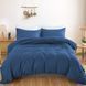 Комплект постельного белья Satin Light Pro 10-011 Dark Blue для кроватки