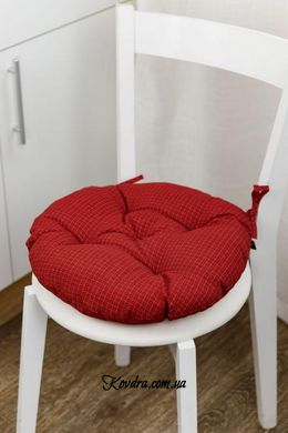 Подушка на стул Merry Christmas красная, 40х40 см