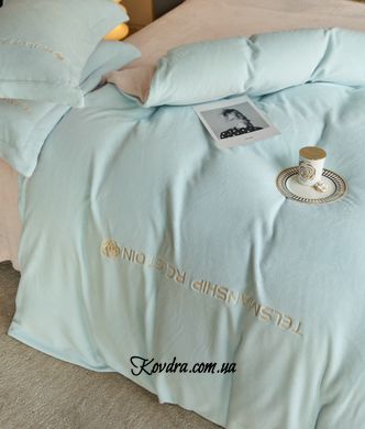 Комплект постельного белья велюр "Diamond Gentle", евро двуспальный