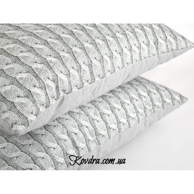 Подушка декоративна "Gray Braid", 50х50 см