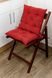 Подушка на стул Merry Christmas красная, D-40 см