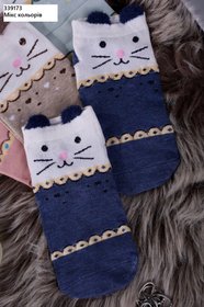 Шкарпетки "Котики" мікс кольорів, розмір 36-41