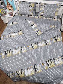 Комплект постельного белья "Пингвины", семейный