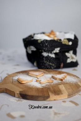 Кошик Шапочки на чорному, 18х18х14 см