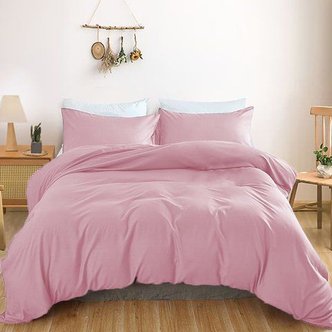 Комплект постільної білизни Satin Light Pro 10-003 Pink для ліжечка