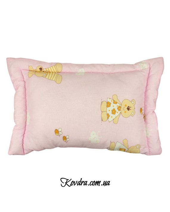 Подушка силиконовая розовая, 40х60 см